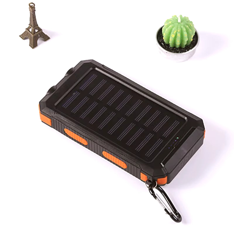 20000Mah Power Bank Waterproof Solar Powerbank External Battery Fast Mobile Phone Charger for Samsung Iphone Xiaomi Poverbank