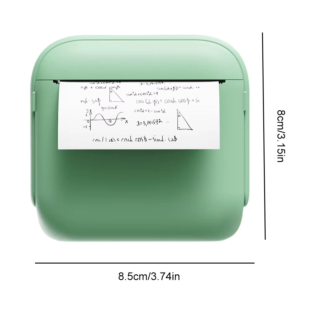 X6 Mini Thermal Printer Portable Inkless Wireless Bluetooth 200DPI Pocket Photo Printer Journal Notes Memo Sticker Maker Machine