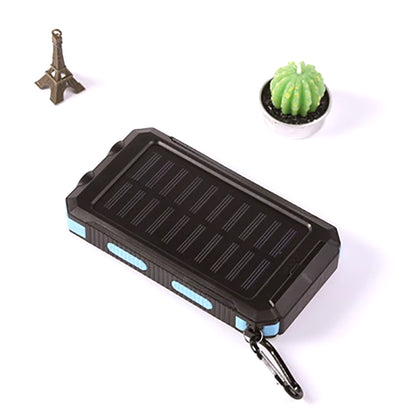 20000Mah Power Bank Waterproof Solar Powerbank External Battery Fast Mobile Phone Charger for Samsung Iphone Xiaomi Poverbank